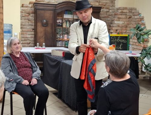 Kouzelnické vystoupení v našem Senior Domě Marta